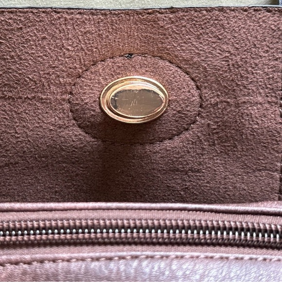 💵 Alyssa Vegan Leather Studded Tote 3 in 1 Brown Western NWT - Picture 14 of 16